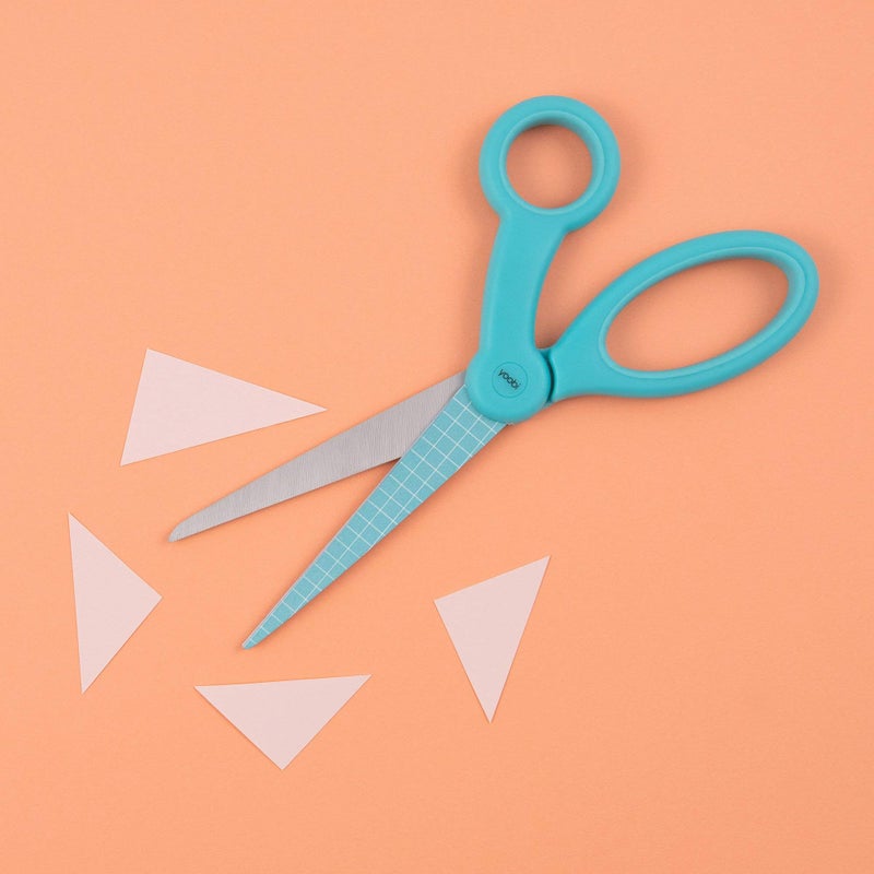 Yoobi | Scissors | Adult with Grid Blade | Mint - Image 2